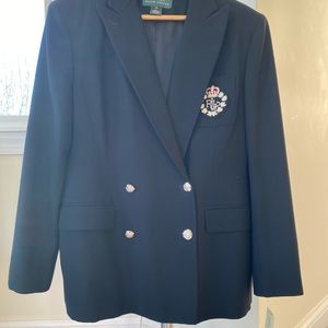 Women’s black Ralph Lauren blazer
